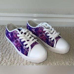 HAND PAINTED GALAXY SNEAKERS